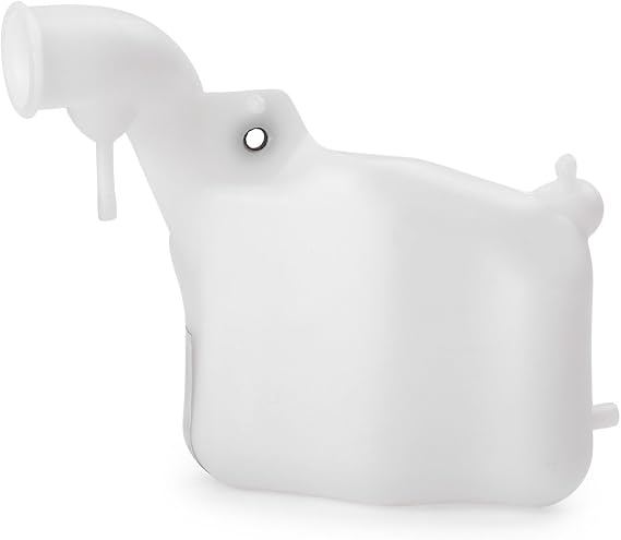 Motorcycle Radiator Water Coolant Reservoir Overflow Tank Replacement Compatible for Honda CBR600RR 2003 2004 2005 2006 White