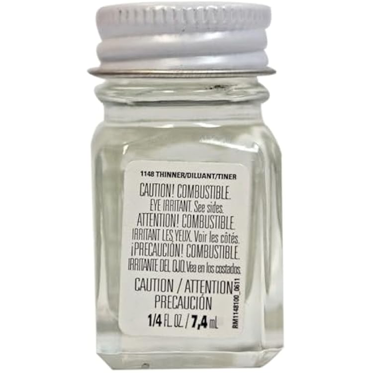 Testors 1148TT Enamel Paint Thinner, 0.25 Oz