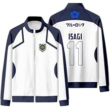 YLQANONG Isagi Yoichi Hoodie Anime Seishiro Nagi/Gagamaru Gin/Niko Ikki Jacket Sweatshirt Sports Uniform Anime Hoodies
