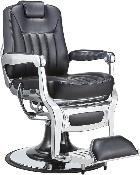 Dir Barber Chair, Heavy Duty Classic Design Barbershop Chairs Esquire, Black