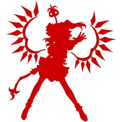 DRAWNVinyl Stickers Symbol 5.5 Decorative DIE Cut Decal for Cars Tablets Skateboard - RED ColorF
