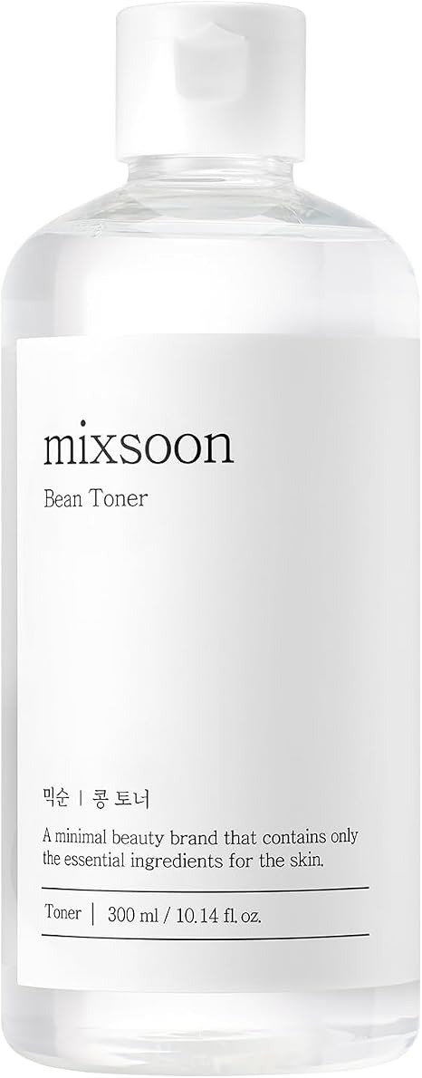 mixsoon Bean Toner feuchtigkeitsspendender beruhigender Gesichtstoner mit fermentierten Sojabohnen leicht angenehm und für alle Hauttypen geeignet (100 ml)