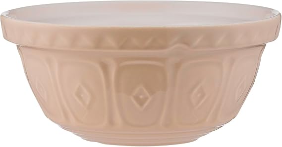 Mason Cash Cane Mixing Bowl Size 24 | Iconic 24cm Earthenware Bowl | 2 Litre Capacity | Dishwasher Safe | Classic British Design