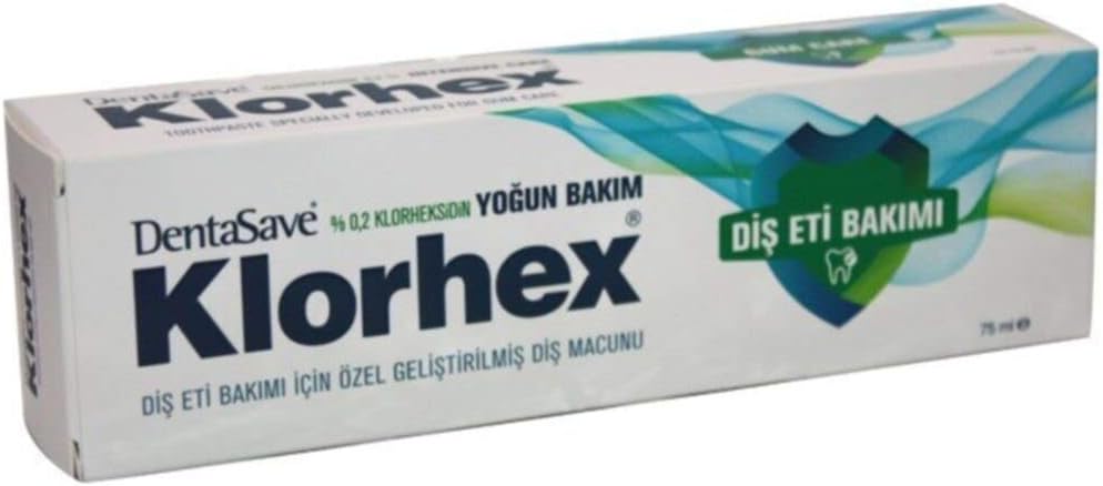 DentaSave Klorhex Daily Care Toothpaste 75 ml Chlorhexidine 0.2% Mg