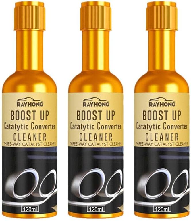 3 Pcs Fuel System Cleaner - Car Catalytic Converter Cleaner - Enhance Automotive Replacement Catalytic Converter Cleaner Catalytic Converter Cleaner Auto Parts Engine Boost Up Cleaner Catalytic