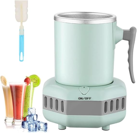 Electric Mini Cooler Cup,Quick Portable Small Coolers,Rapid Drink Instant Summer Rrink Cooling Cup,Home Office Cold Mini Water Cooler,Desktop Iced Cooler Electric for Cola Beer Coffee Juice