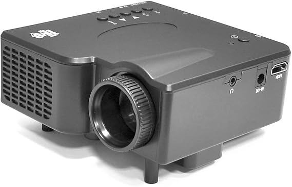1080p Multimedia Gaming Mini Projector - Full HD Portable Video Cinema Home Theater Projector w/ Built-in Stereo Speaker, HDMI, USB, Adjustable Picture Projection for TV, PC, Computer - Pyle PRJG45_0
