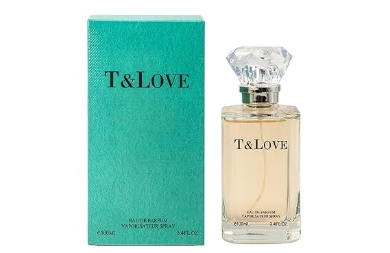 T&Love for Women Perfume 100ml Eau De Parfum Vaporisateur Spray - Long Lasting, Mobile iris, musk, patchouli, Oil From France