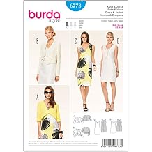 Burda B6773 Pattern of Dress and Jacket, 34-44