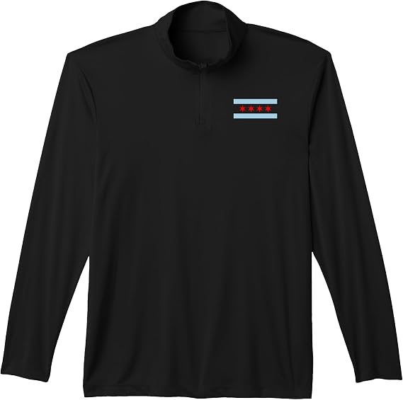 Chicago Flag Performance Quarter-Zip Top