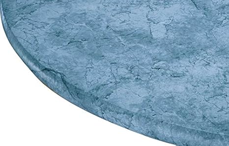 Miles Kimball Marbled Vinyl Elasticized Table Cover 40" - 44" Dia. Round