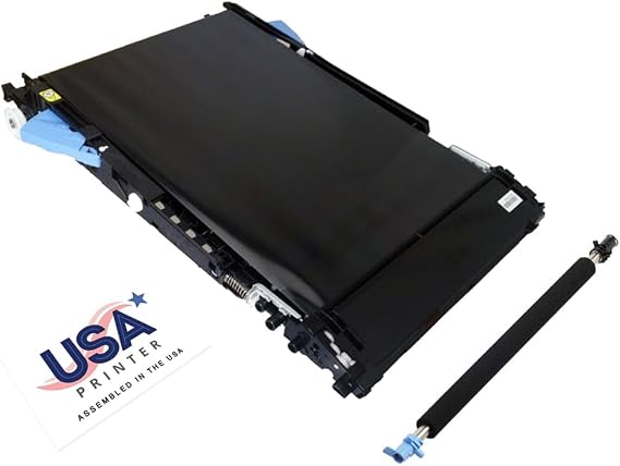CC468-67927-TB+TR-USA (CC468-67907 RM1-4982 RM1-8177 RM2-7448) Transfer Kit for HP Color Laser Printer CM3530 CP3525 M551 M570 M575 Includes Transfer Belt & RM1-8176 Transfer Roller