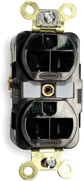 Hubbell Duplex Receptacle Wiring Device 32054 Duplex Receptacle