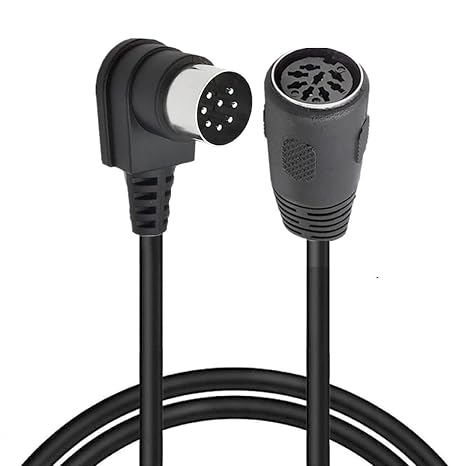 DIN MIDI 8 Pin Cable, 8 Pin Din Extension Cable Adapter (1 Meter)