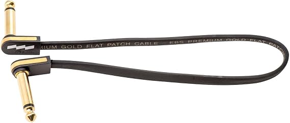 EBS PG Premium Gold Flat Patch Cable, 11"