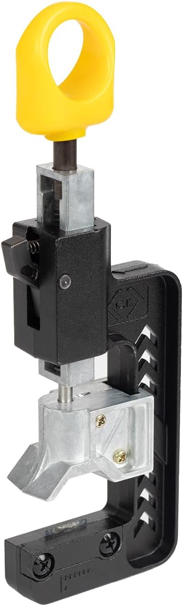 C.K Tools ArmourSlice Evo Armoured SWA Cable Stripper, Automatic Quick-Clamp Electrical Wire Strippers, Electricians Knife Stripping Tools, Armored Cable Sheath Machine for Electrician, CK T2250A