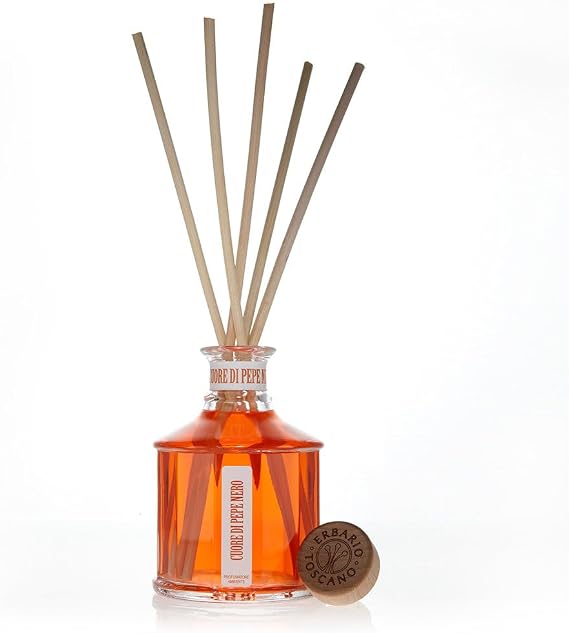 Erbario Toscano Black Pepper Luxury Home Fragrance Diffuser, 500 ml