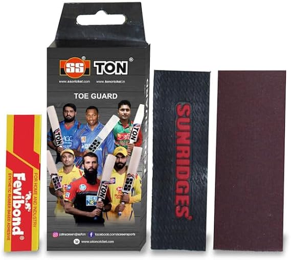 SS Cricket bat Toe Guard for Protecting Willow from Moisture and Cracks