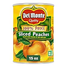 Del Monte Canned Sliced Peaches, 15 Ounce