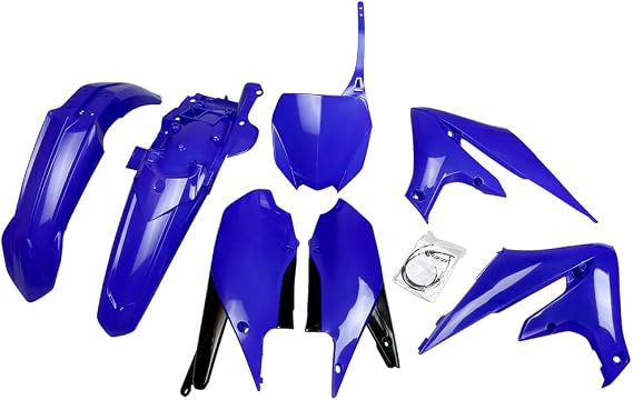 UFO Plast Complete Plastic Kit Blue Compatible with Yamaha YZ250F/YZ450FX 2019-2023/YZ450F 2018-2022/YZ250FX 2020-2024