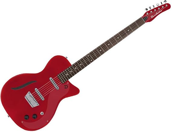 Danelectro Vintage Baritone Electric Guitar - Red Metallic