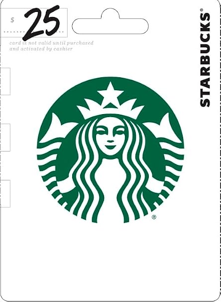 Starbucks Physical Gift Card