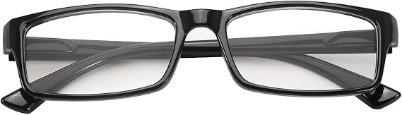 SODQW Women Rectangle Office-Siren Glasses Non Prescription Fashion Eyewear Y2K Fake Cosplay Glasses Designer Frame