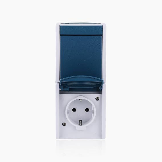 Busch-Jaeger 2601 / 6 / 20EW-53 Combination Socket / Rocker Switch EU Socket