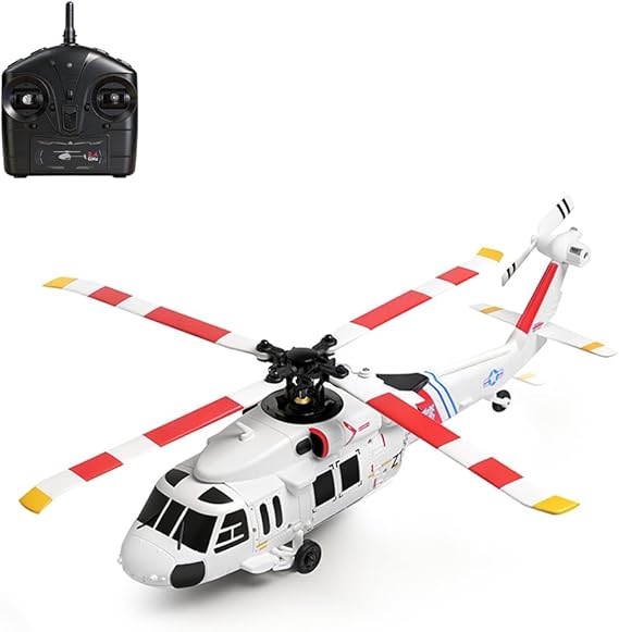 WL K270 RC Helicopter for Adults, UH-60L 270 2.4G 6CH Brushless Motor Flybarless RC Helicopter, Outdoor Hobby RC Toy Model, Throttle Adjustable (RTF