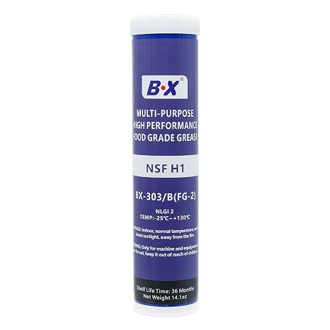 Multi-Purpose Food Grade Grease Tube for Plant Machineries - White Lithium Grease Lubricant for Processing Equipment