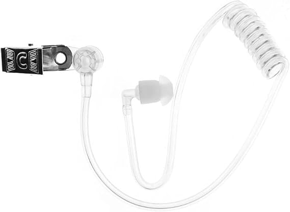 Secret Spy Earpiece Headphones,Costume Prop Fake Earpiece Service Security Headset Headphones,Security Earpiece Secret Agent Earpiece Costume Prop for Kids Adult. (1 Pcs)