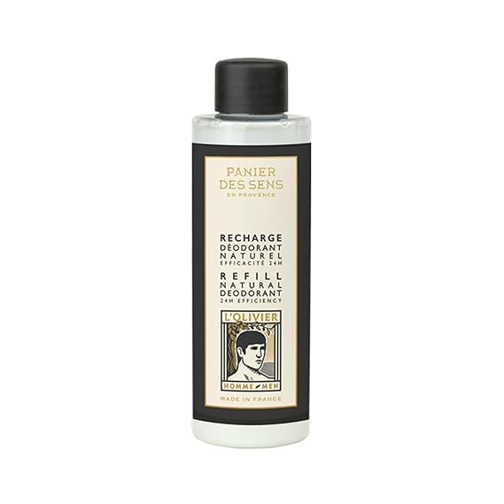 Panier des Sens Natural Deodorant Stick Sensitive Skin - 48h Long-Lasting Odor Protection - 96% Natural Ingredients - Aluminum-Free, Alcohol-Free, Vegan Friendly - Made in France (Refill)