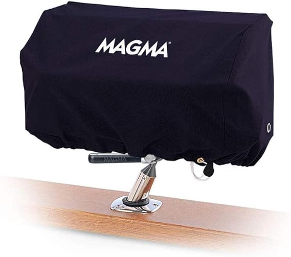 Magma A10-492JB Kettle Grill Cover & Tote Bag | Portable Grill Carry Case | Protective Cover for Magma Kettle Grills - Party Size | Marine, RV, Camping | Jet Black