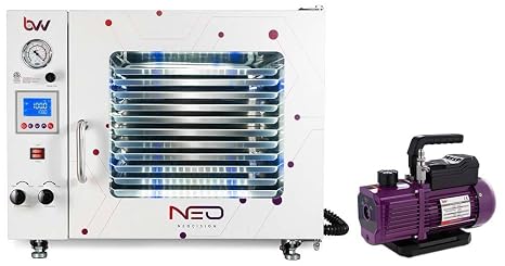 1.9CF BVV Neocision Lab Certified Vacuum Oven and V4D 4CFM 2 Stage Pump Kit