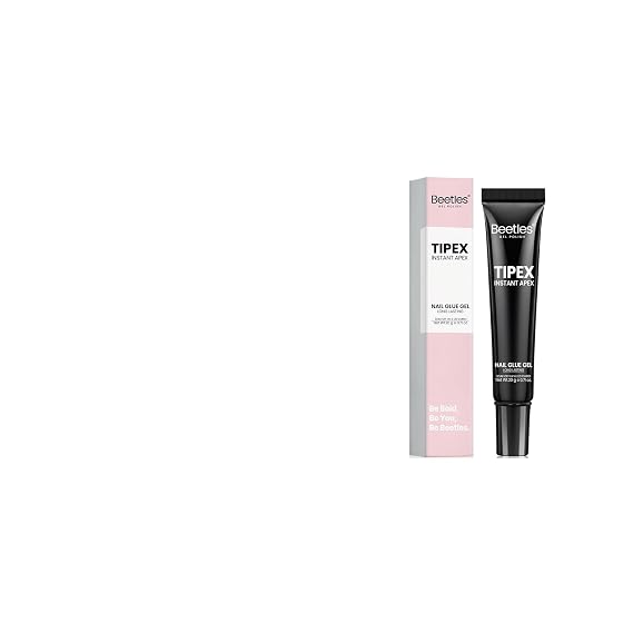 Beetles Tipex Instant Apex Nail Tips, 512Pcs Long Stiletto&Tipex Nail Glue 20g Solid Nail Glue Gel