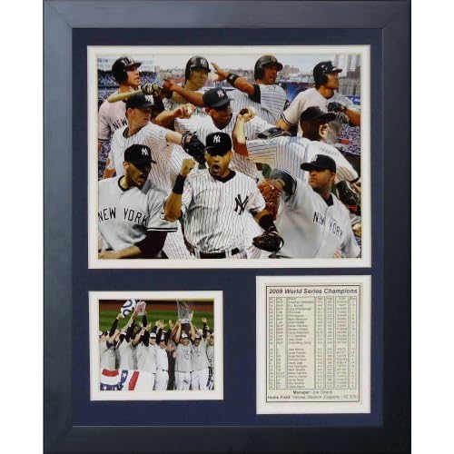 Legends Never Die 2009 New York Yankees Framed Photo Collage, 11x14-Inch, 11083U