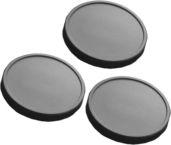 Accuracy M58 x 0.75 Threaded Lens Rear Cover for Industrial Cameras with Particle Resistant Sealing and Chemical Resista