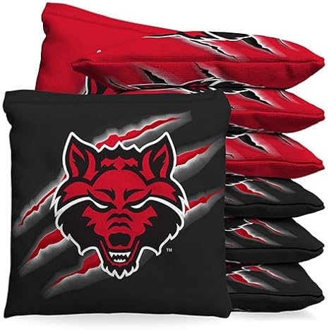 Arkansas State Red Wolves Scratch Bag Toss Bags (Set of 8)