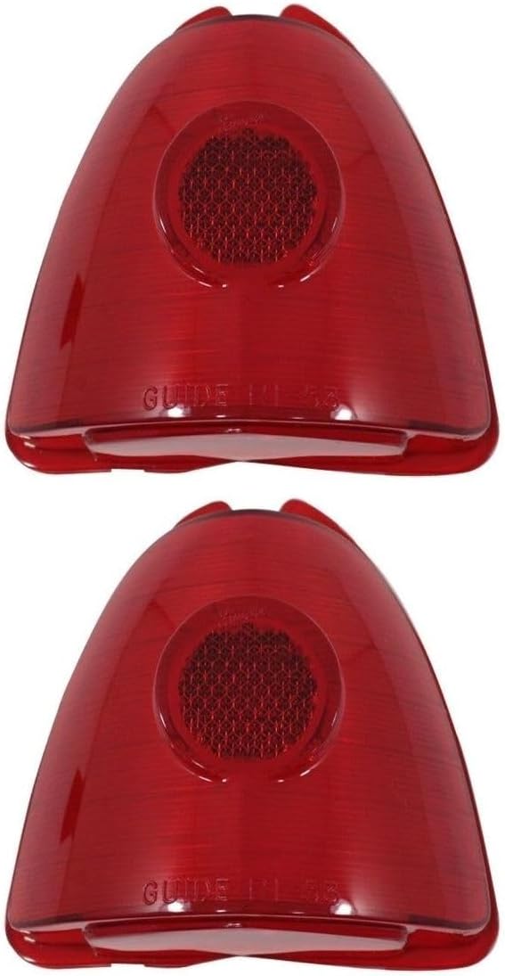 2 Set of - Tail Light Assembly Rear Left Driver Right Passenger Side for Chevy for Bel Air All 1953 for 1-Fifty Series Base 1953 for 2-10 Series Base 1953
