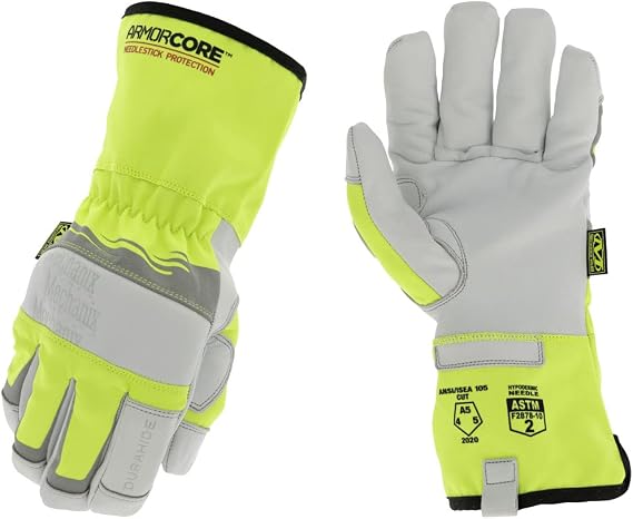 Mechanix Wear Industrial Needle Stick Hi-Viz