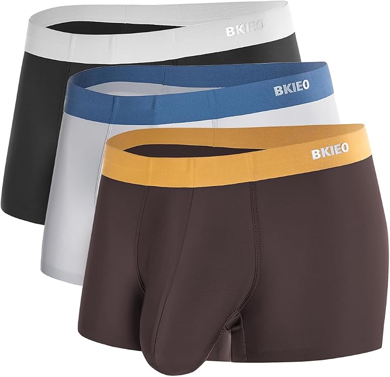 Cooling Nylon Trunks with Odor-Control Spacious Pouch, 3-Pack