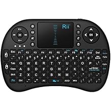 Rii I8 Mini 2.4Ghz Wireless Touchpad Keyboard with Mouse for Pc, Pad, Xbox 360, Ps3, Google Android Tv Box, Htpc, Iptv (Black)