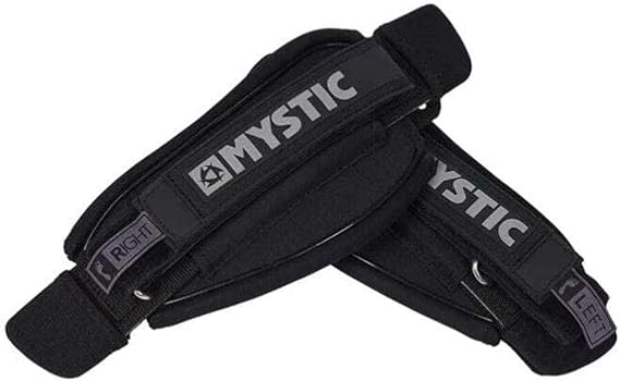 Mystic Watersports - Surf KiteSurf & Windsurfing Kite Footstrap Set Asymmetrical Black - Adjustable VELCRO® Brand touch fastener® Brand touch fastener® Brand touch fastener® Brand t