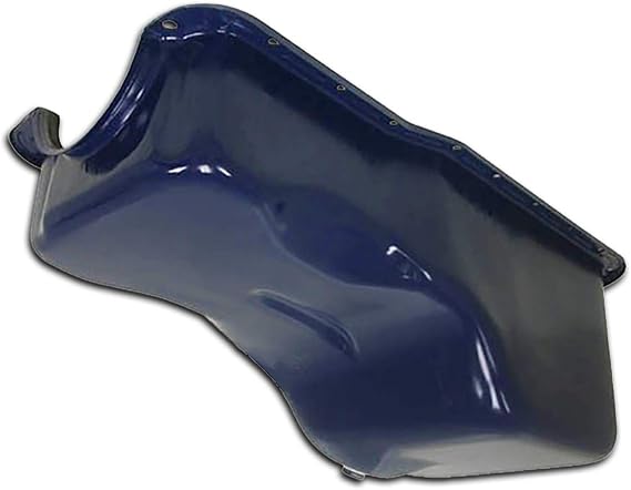 Cobra-Tek- CBK-HZ-9078-PBL- Compatible/Replacement For 1963-1972-1987-1995-2021 Ford Chevy Small Block 221-260- 289 302- Stock Capacity Oil Pan Blue.