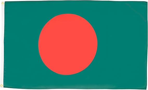 AZ FLAG Bangladesh Flag 2x3 ft 100D Polyester 2 Grommets