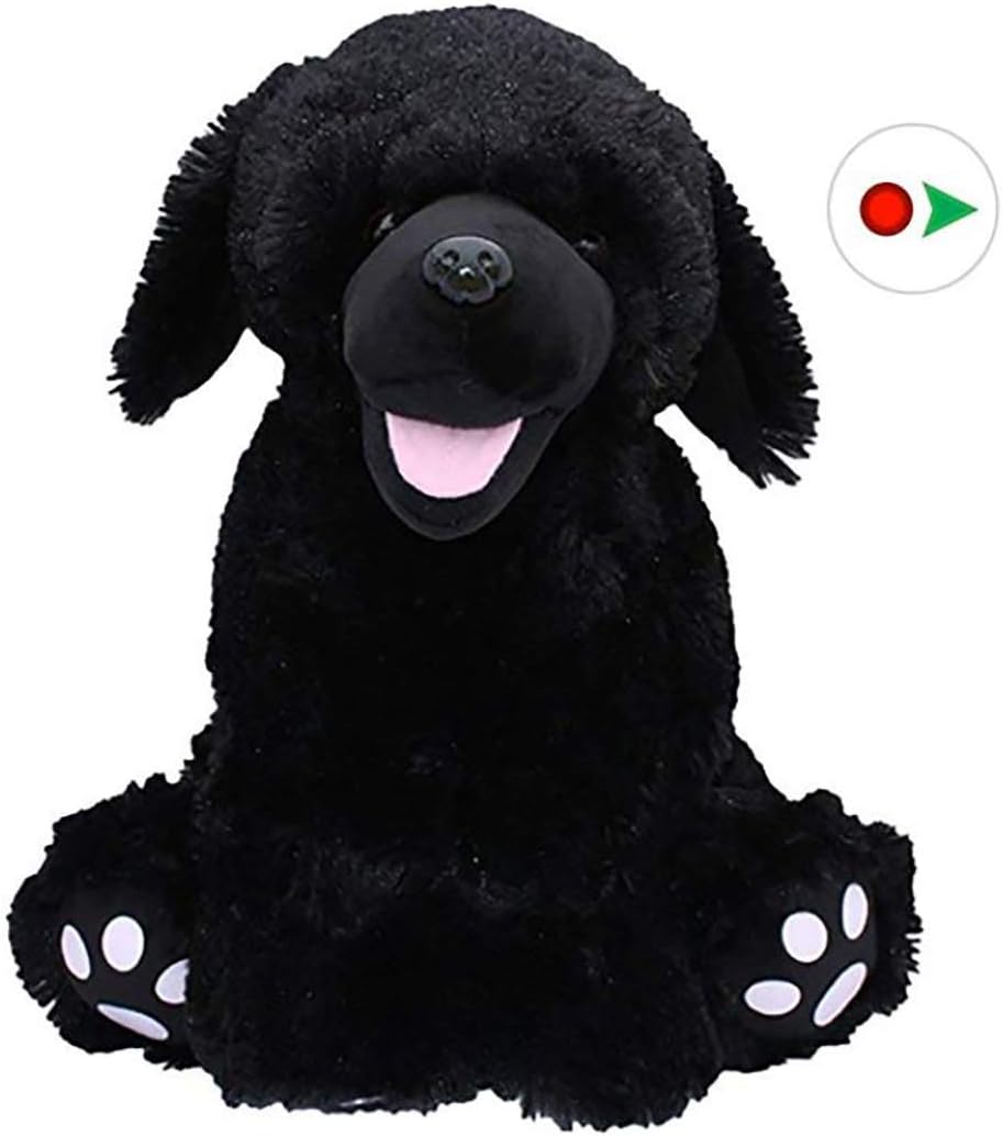Stuffems Toy Shop Record Your Own Plush 16 inch Black Lab - Ready to Love in A Few Easy Steps