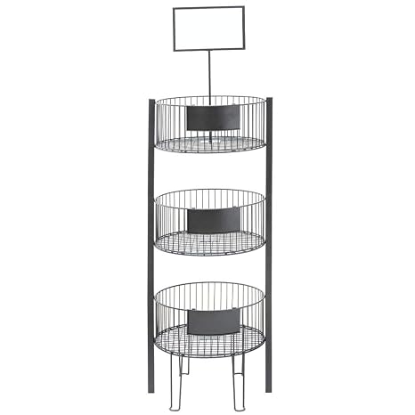 3-Tier Impulse Dump Bin with Sign Holders