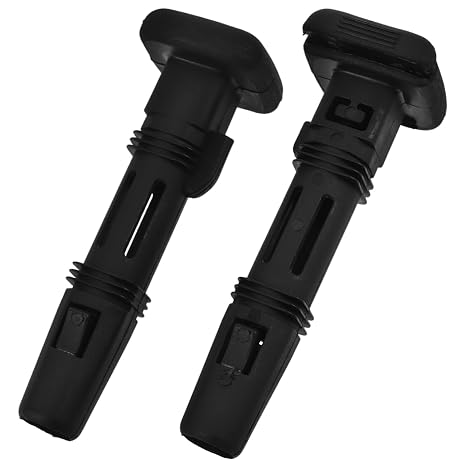 Adjustable Locking Car Headrest Guide Inserts Plastic Replacement for Front Rear Seat Headrests Post Stability and Secure Positioning 4.06 Inch Diameter