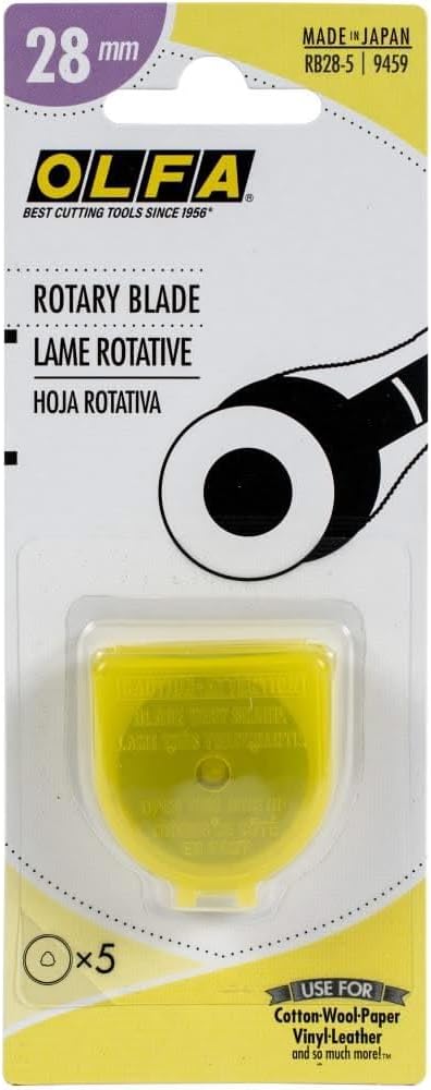 Olfa Rotary Blade Refill (5 Per Package) - 28mm