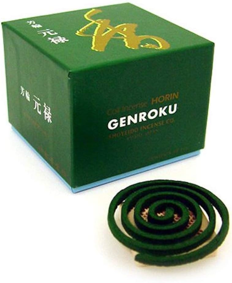 Shoyeidos Returning Spirit Incense, Set of 10 Coils - Gen-roku